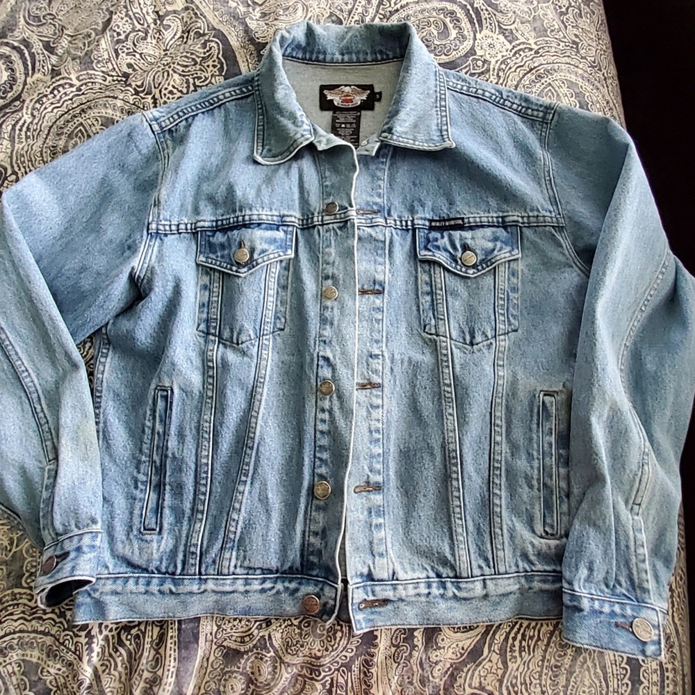 Harley Davidson jean jacket